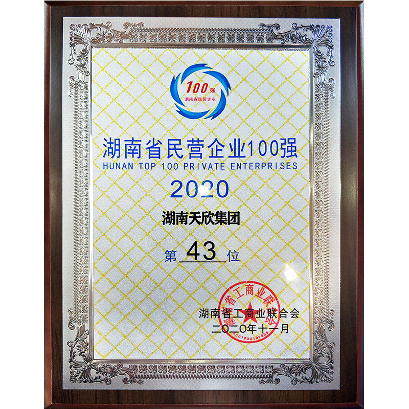 湖南省百强民营企业