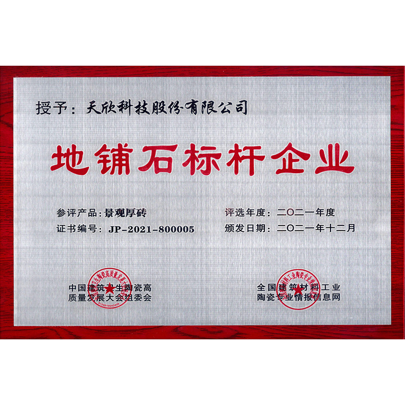 地铺石标杆企业